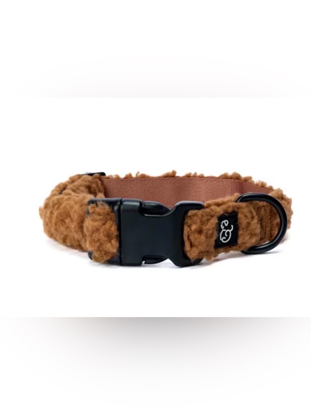 Lucy & Co. The Cinnamon Teddy Dog Collar, Medium